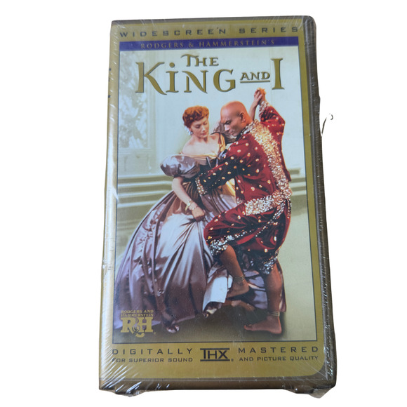 VTG The King and I Rodgers Hammerstein VHS Widescreen THX Sealed 1956 Clamshell - Picture 1 of 9